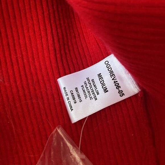 OGD Red Long Sleeve Cardigan - Picture 4 of 6